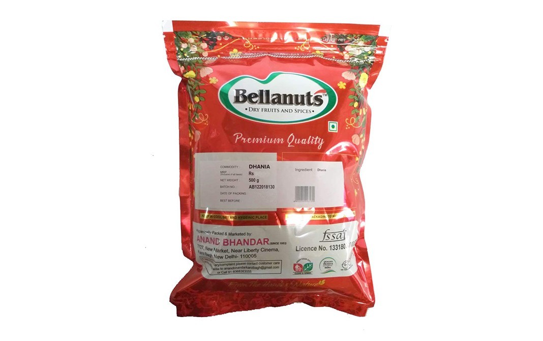 Bellanuts Coriander Powder    Pack  500 grams